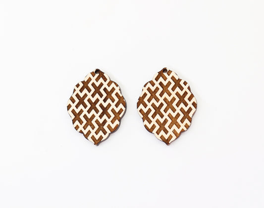 Wood Earring blanks, wood blanks, DIY earrings