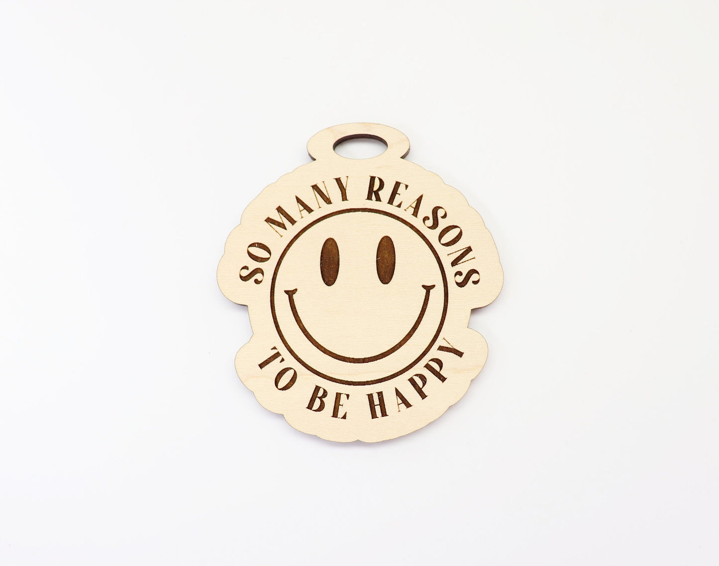 Smile Car charm blank,  wood blanks, wood cutouts