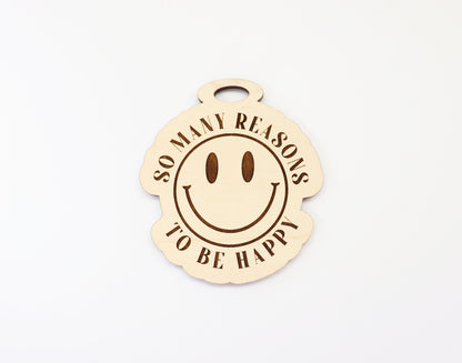 Smile Car charm blank,  wood blanks, wood cutouts