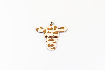 Grandma Keychain blank,  wood blanks, wood cutouts