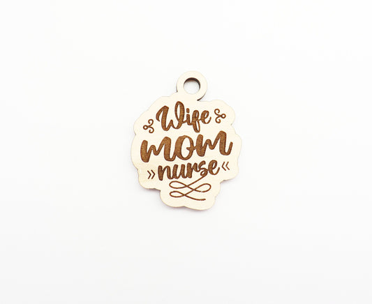 Wife Keychain blanks, mom keychain, wood blanks