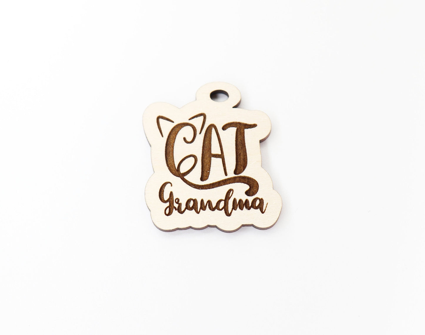 Cat grandma Keychain blanks, wood blanks