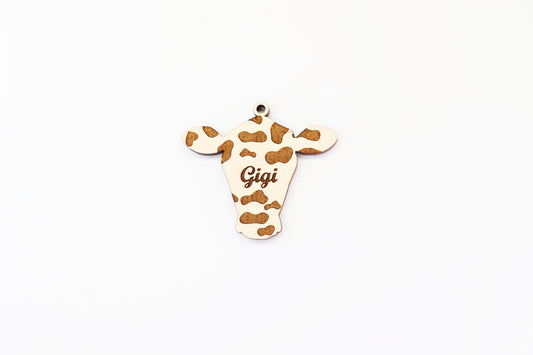 Gigi Keychain blank,  wood blanks, wood cutouts