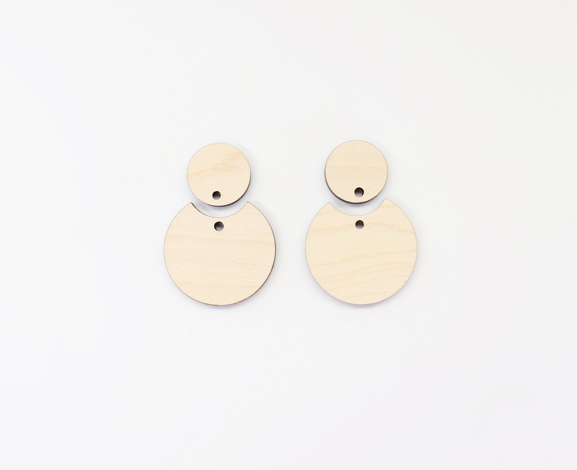 Plain earring blanks, wood earrings, earring blanks