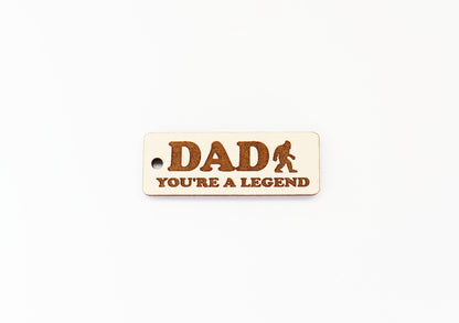 Dad Keychain blanks, wood blanks