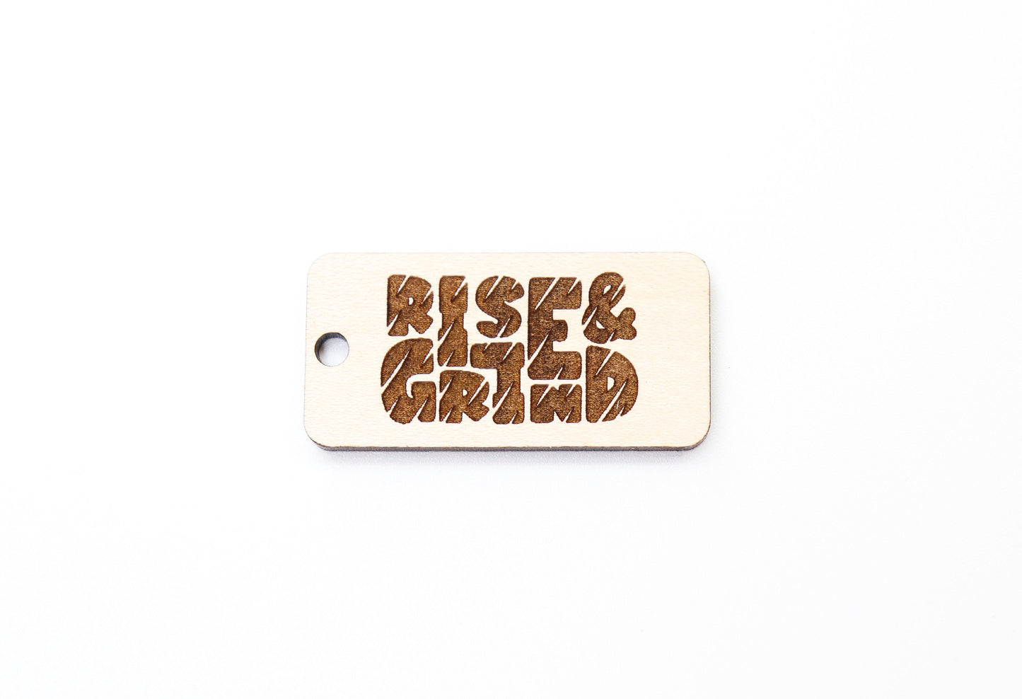 Rise and grind Keychain blanks, gym keychain, wood blanks