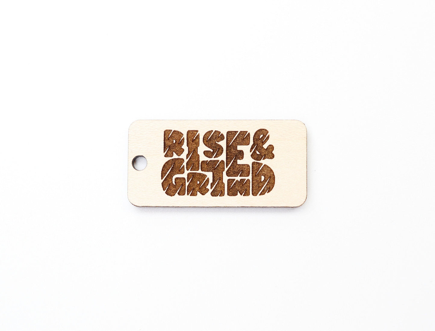 Rise and grind Keychain blanks, gym keychain, wood blanks