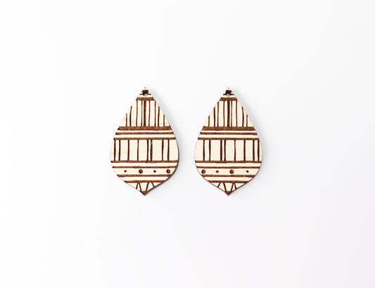 Earring blanks, wood blanks, DIY earrings