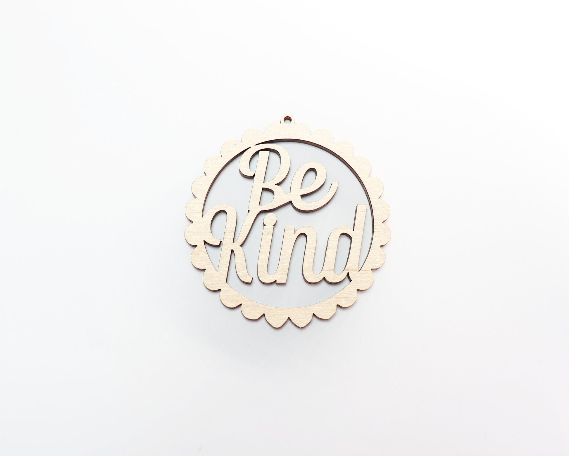 Be kind car charm, wood blanks, wood cutouts