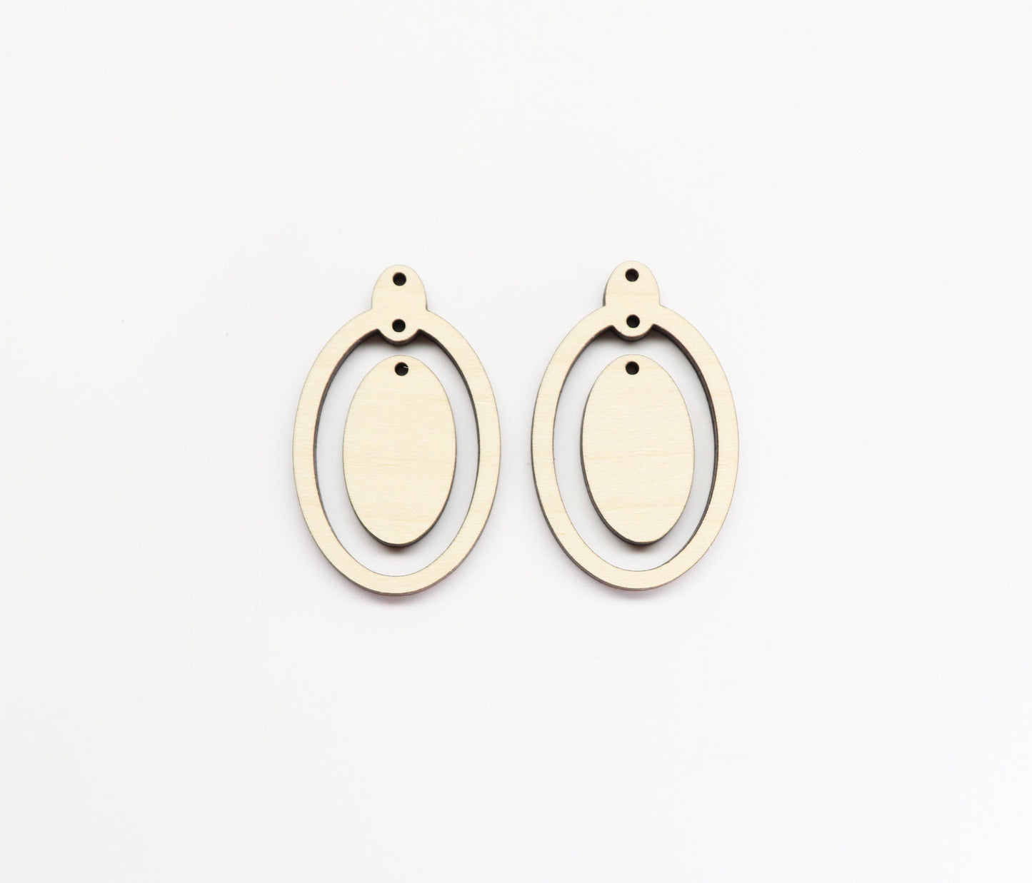 Plain earring blanks, wood earrings, earring blanks