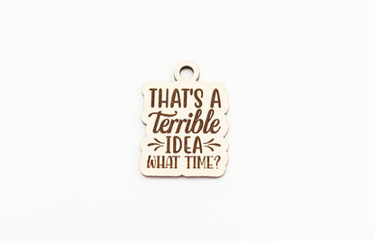 Terrible idea Keychain blanks, DIY keychain, wood blanks