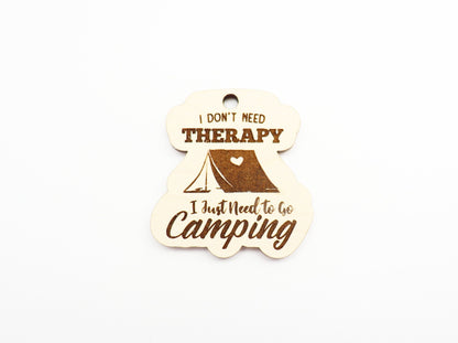 Camping Keychain blanks, DIY keychain, wood blanks