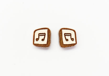 Music studs, DIY earrings, earring blanks, sold per set