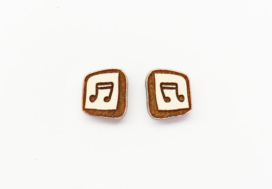 Music studs, DIY earrings, earring blanks, sold per set