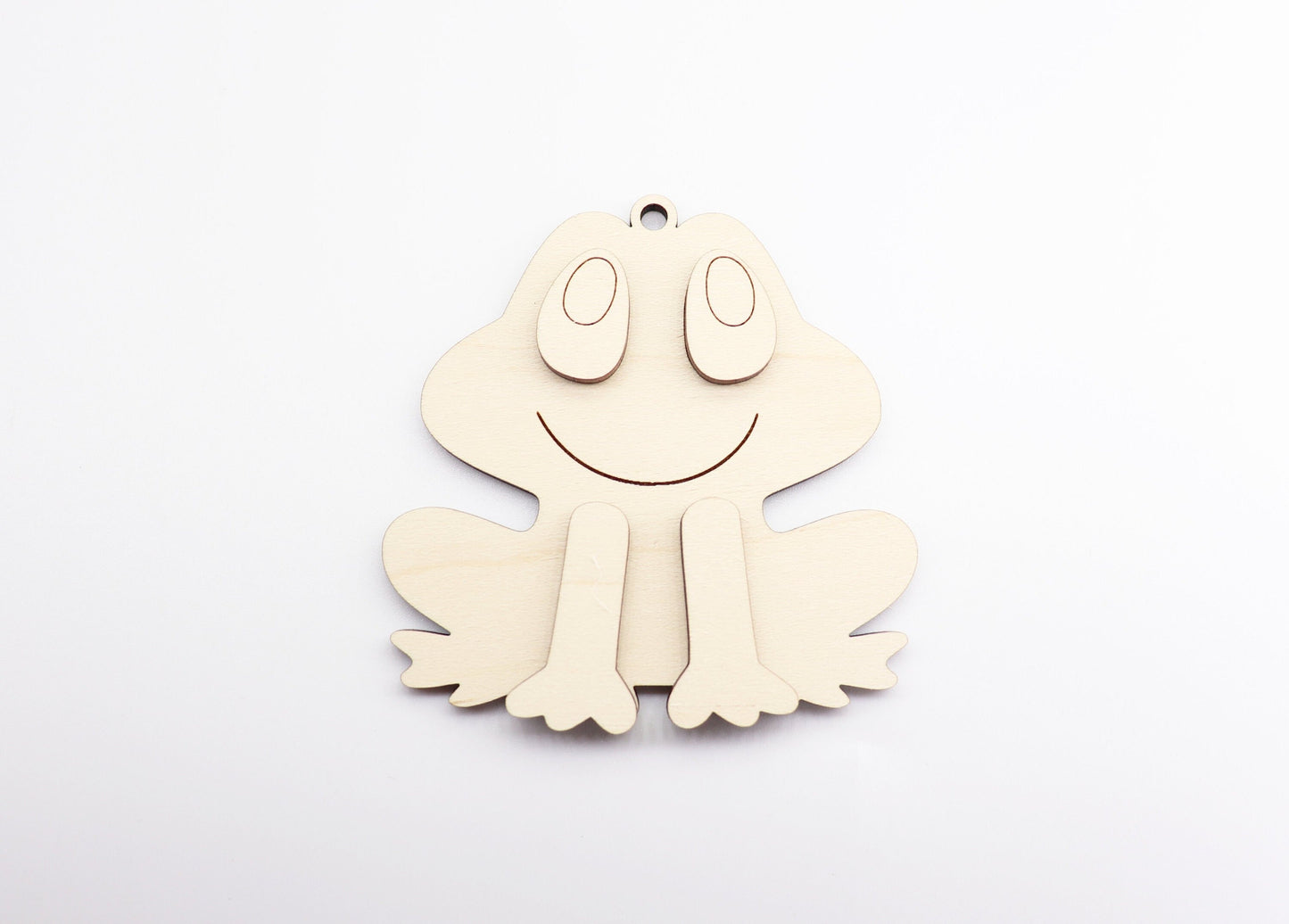 Frog car charm,  wood blanks, wood cutouts