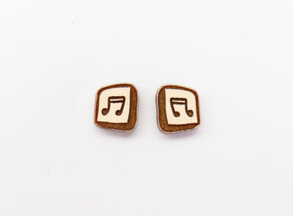 Music studs, DIY earrings, earring blanks, sold per set