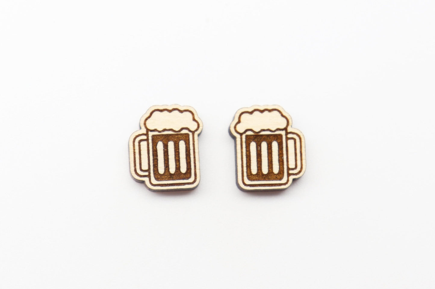 Beer stud blanks, DIY earrings, mixed drinks studs, sold per set