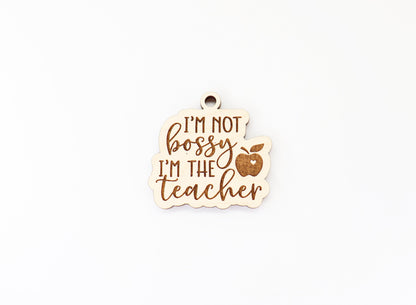 Teacher Keychain blanks, teacher keychain, wood blanks