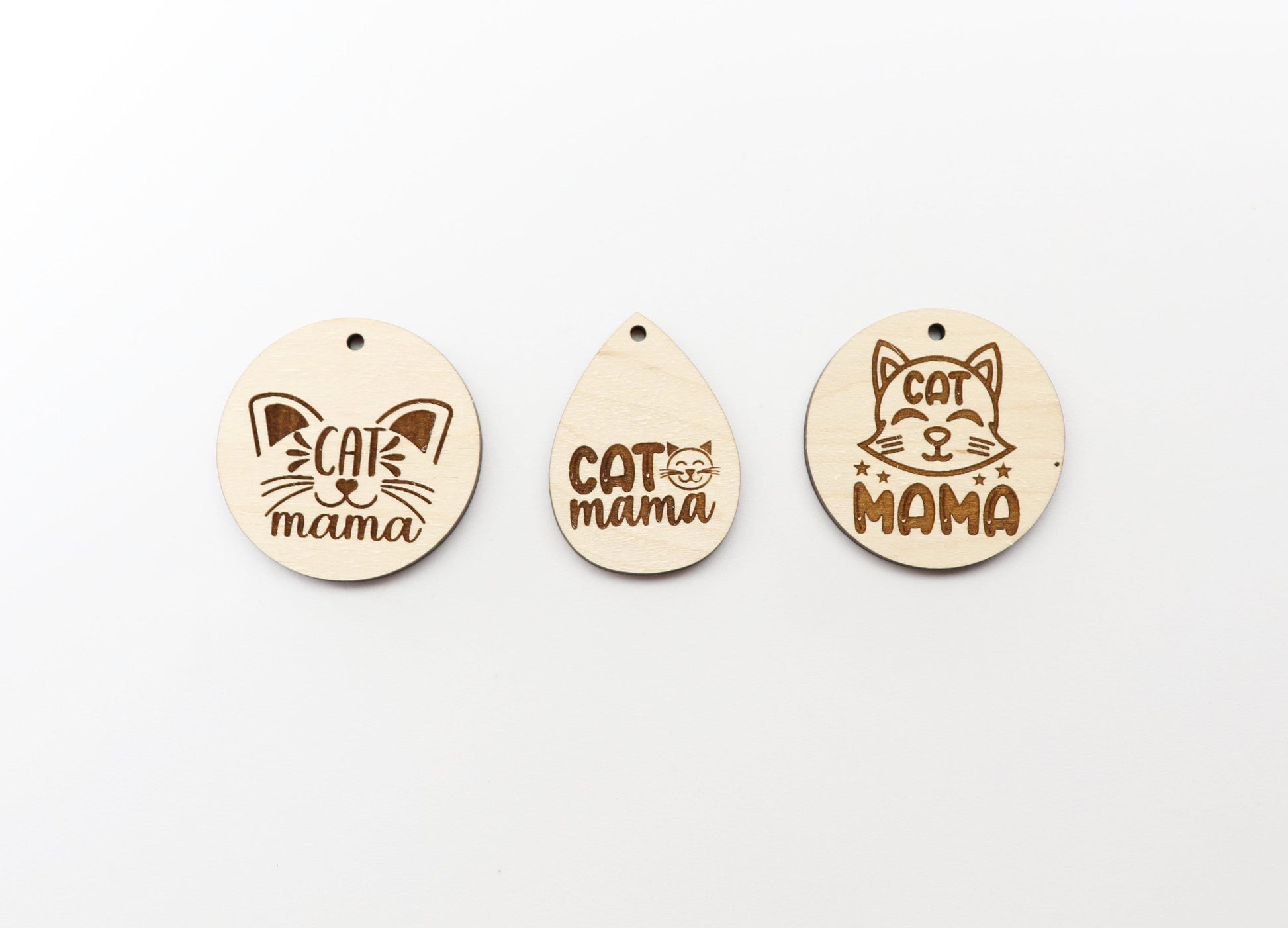 Cat earrings, DIY earrings, earring blanks, sold per set