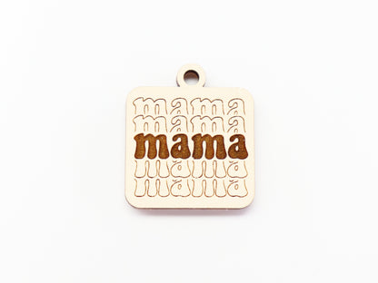 Mama Keychain blanks, mom keychain, wood blanks