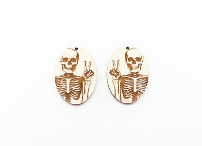 Skeleton earrings, earring blanks, sold per set