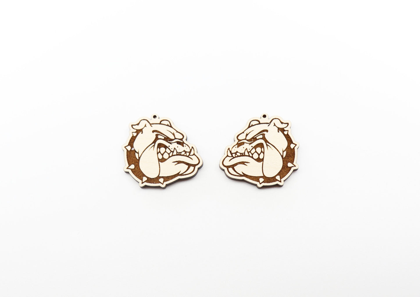 Bulldog blanks, earring blanks, dog cutouts