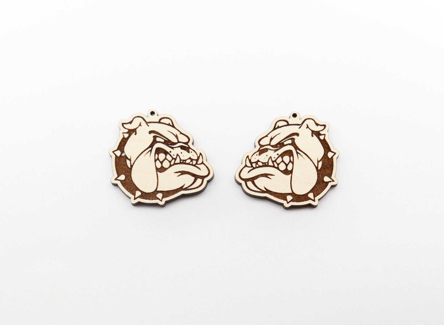 Bulldog blanks, earring blanks, dog cutouts