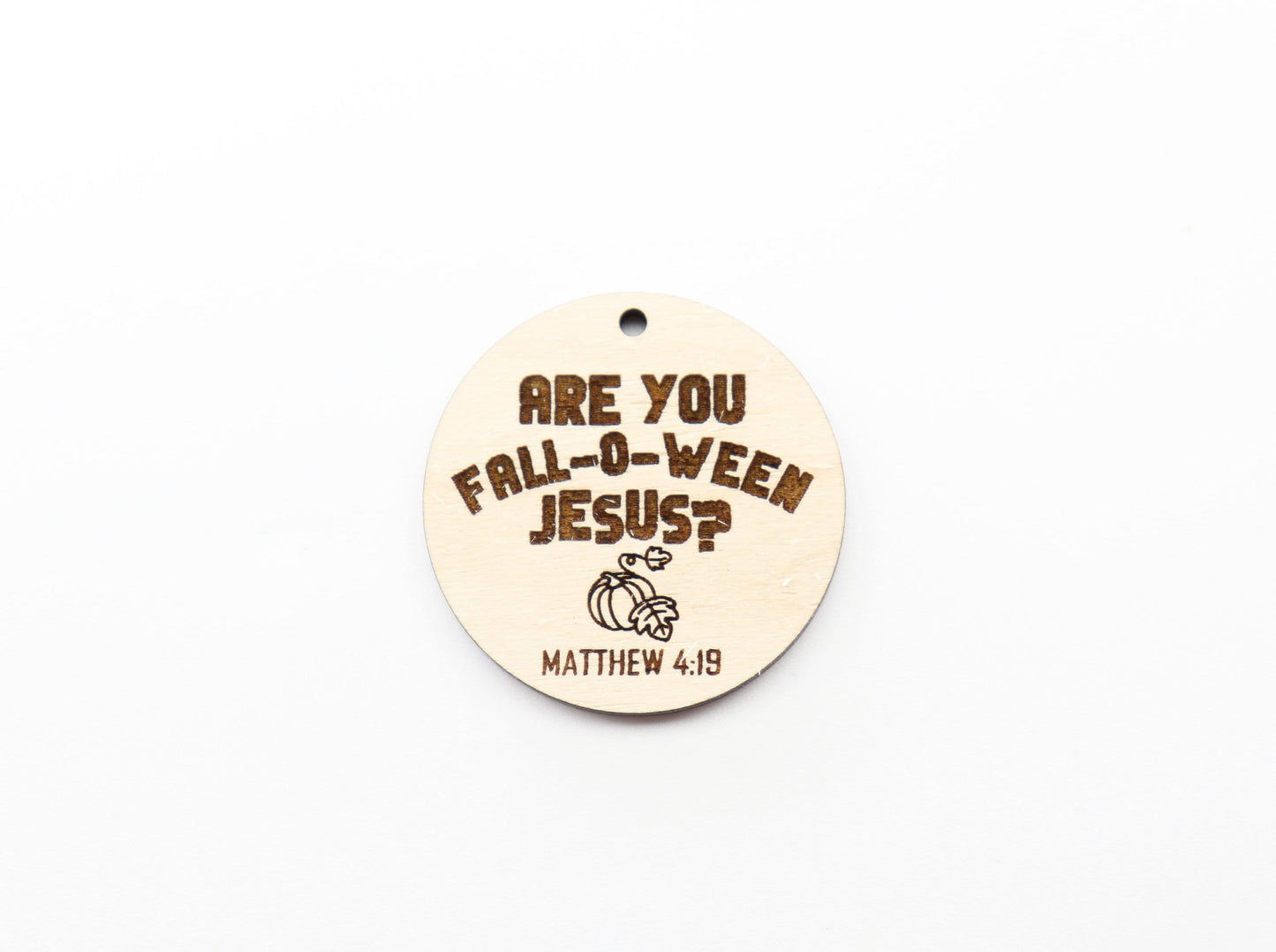 Fall-o-ween Jesus earring blanks, wood blanks