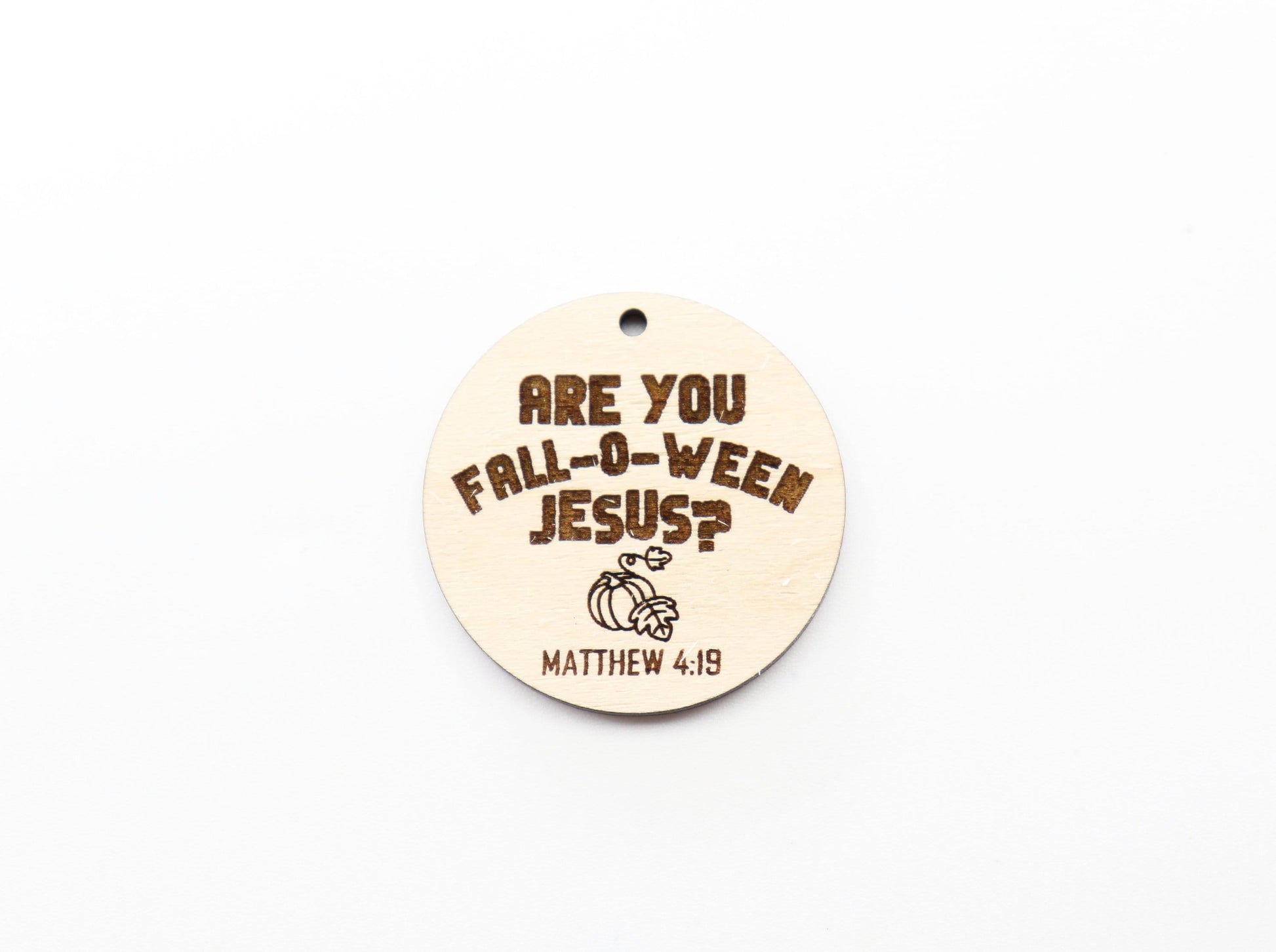 Fall-o-ween Jesus earring blanks, wood blanks