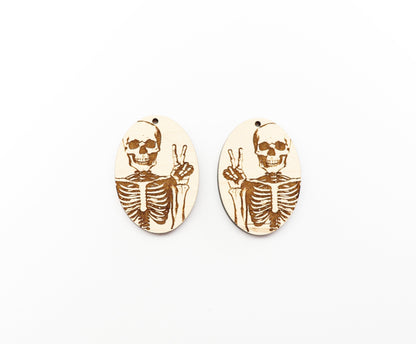 Skeleton earrings, earring blanks, sold per set