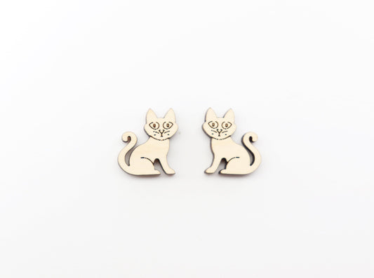 Cat earring blanks, earring blanks, earring making