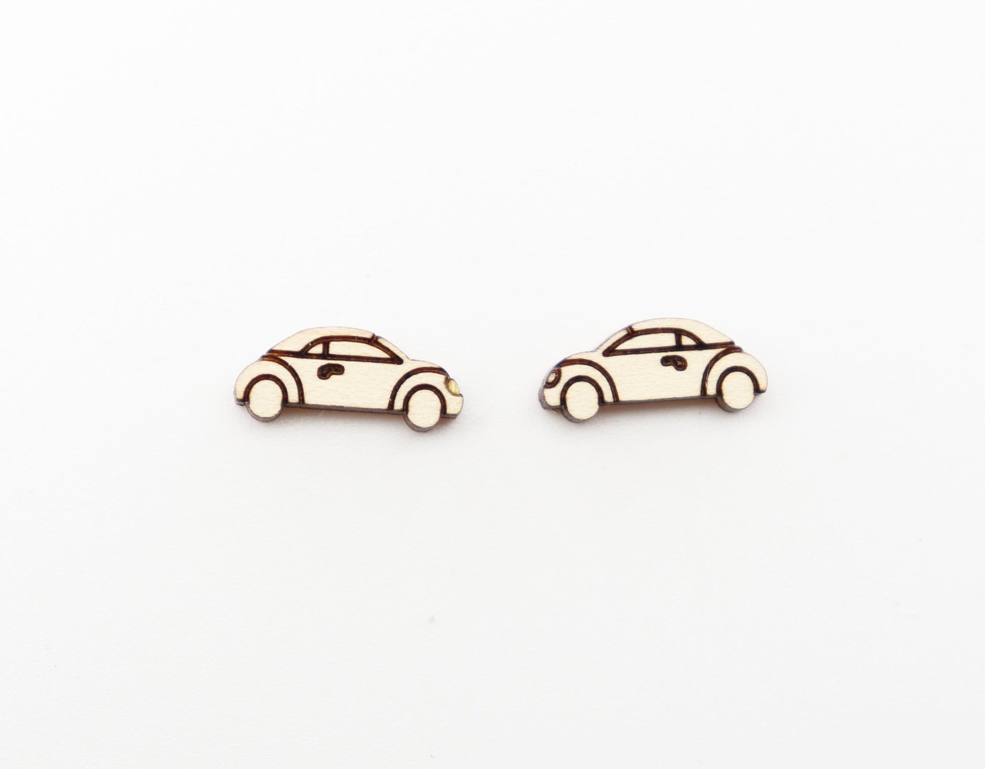 Car stud earring blanks, wood blanks, earring blanks