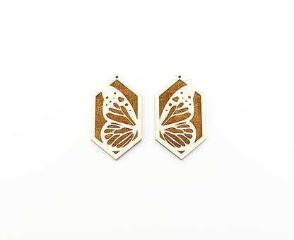 Butterfly earring blanks, sold per set