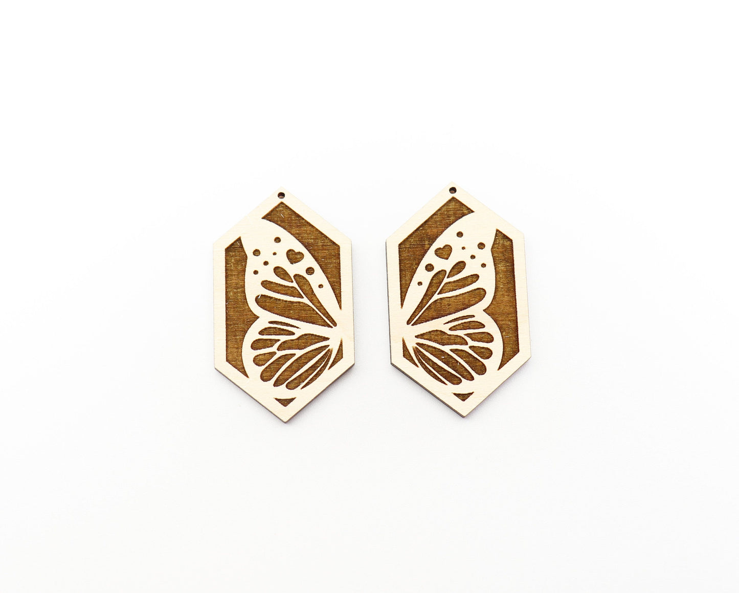 Butterfly earring blanks, sold per set