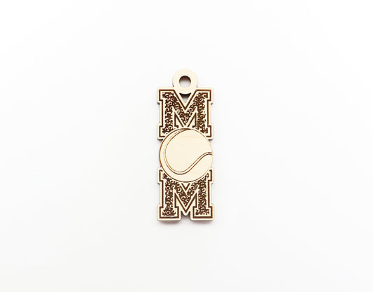 Tennis mom Keychain blanks, mom keychain, wood blanks