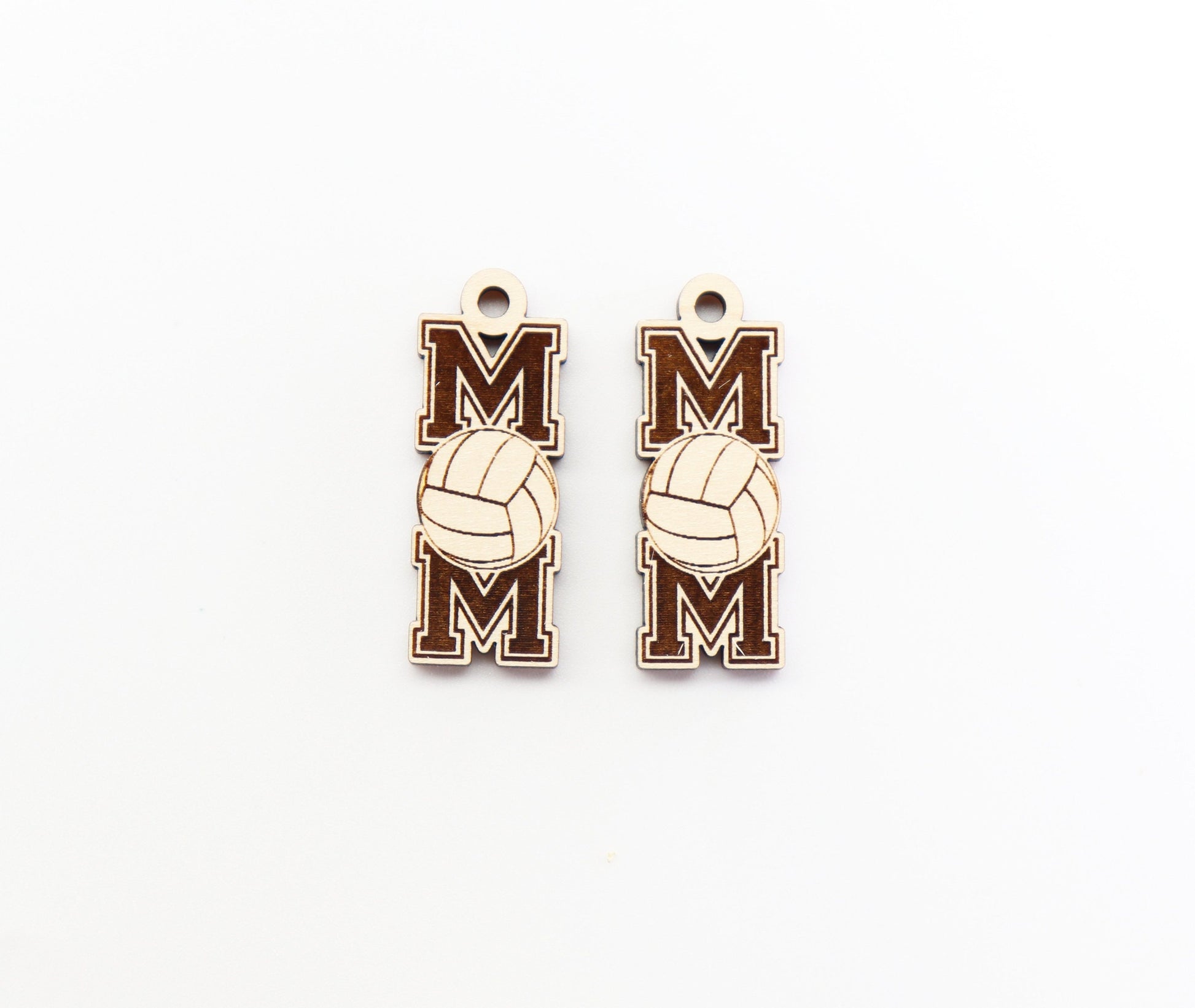 Volleyball mom earring blanks, wood cutouts, earring blanks