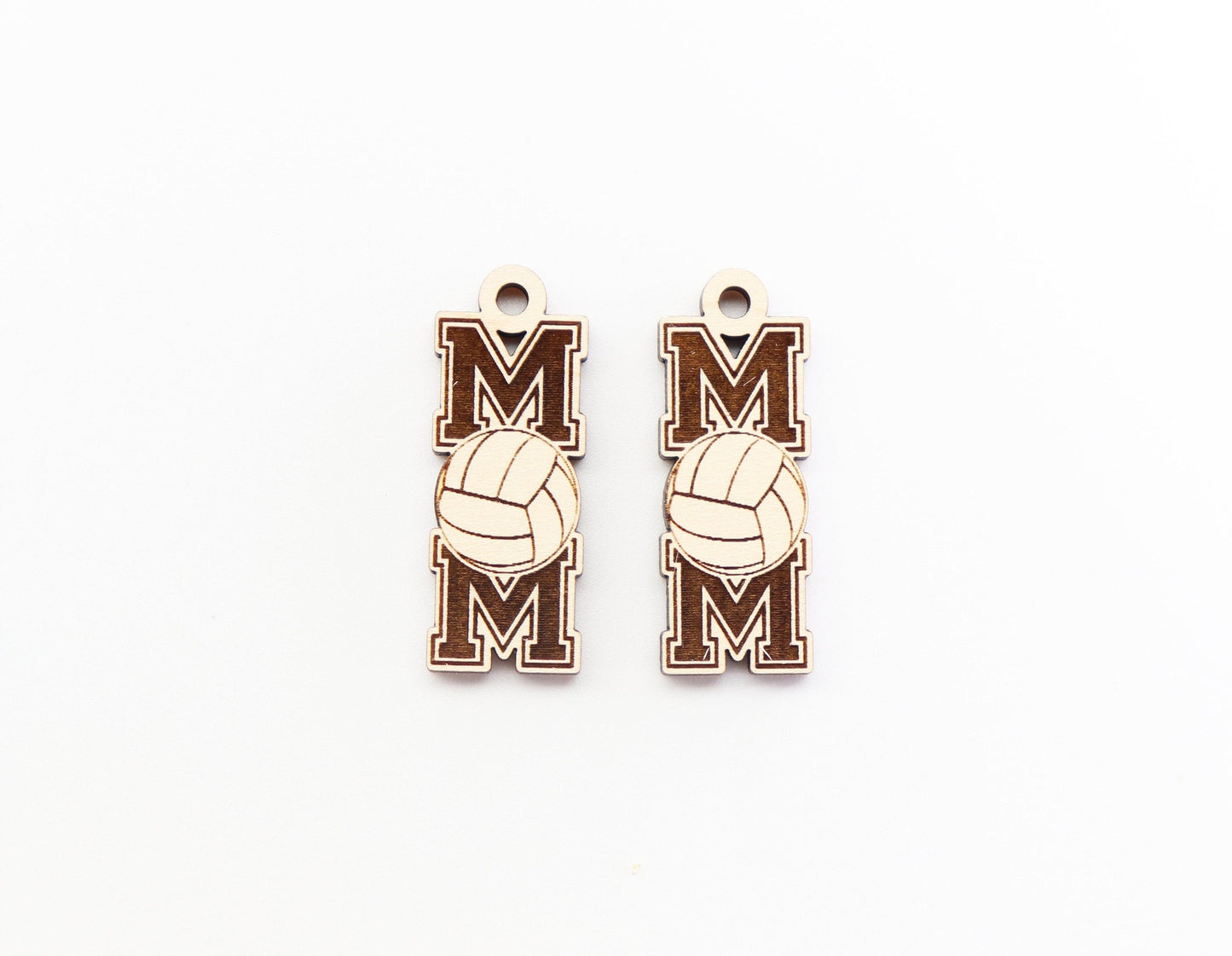 Volleyball mom earring blanks, wood cutouts, earring blanks