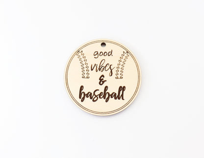 Baseball Keychain blanks, Baseball charms