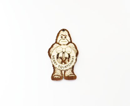 Bigfoot ornament, wood blanks, wood cutouts