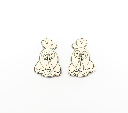 Turkey earring blanks, DIY earrings, sold per set