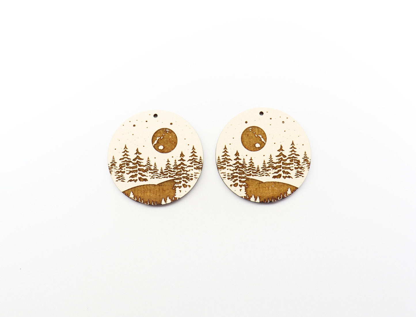 Forrest landscape earring blanks, DIY earrings