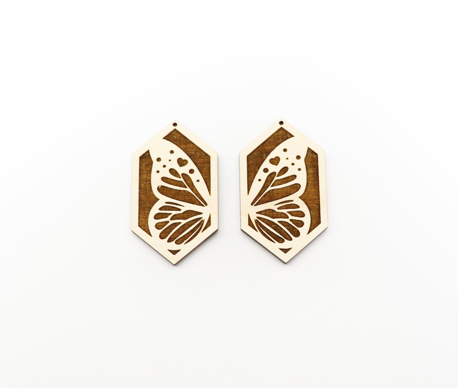 Butterfly earring blanks, sold per set