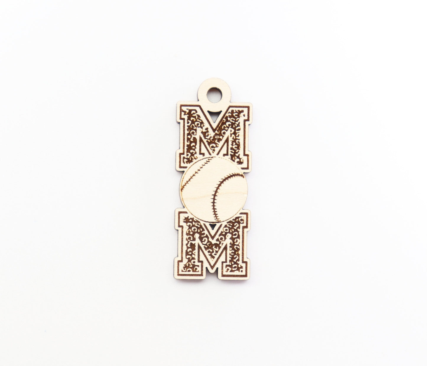 Baseball mom Keychain blanks, mom keychain, wood blanks