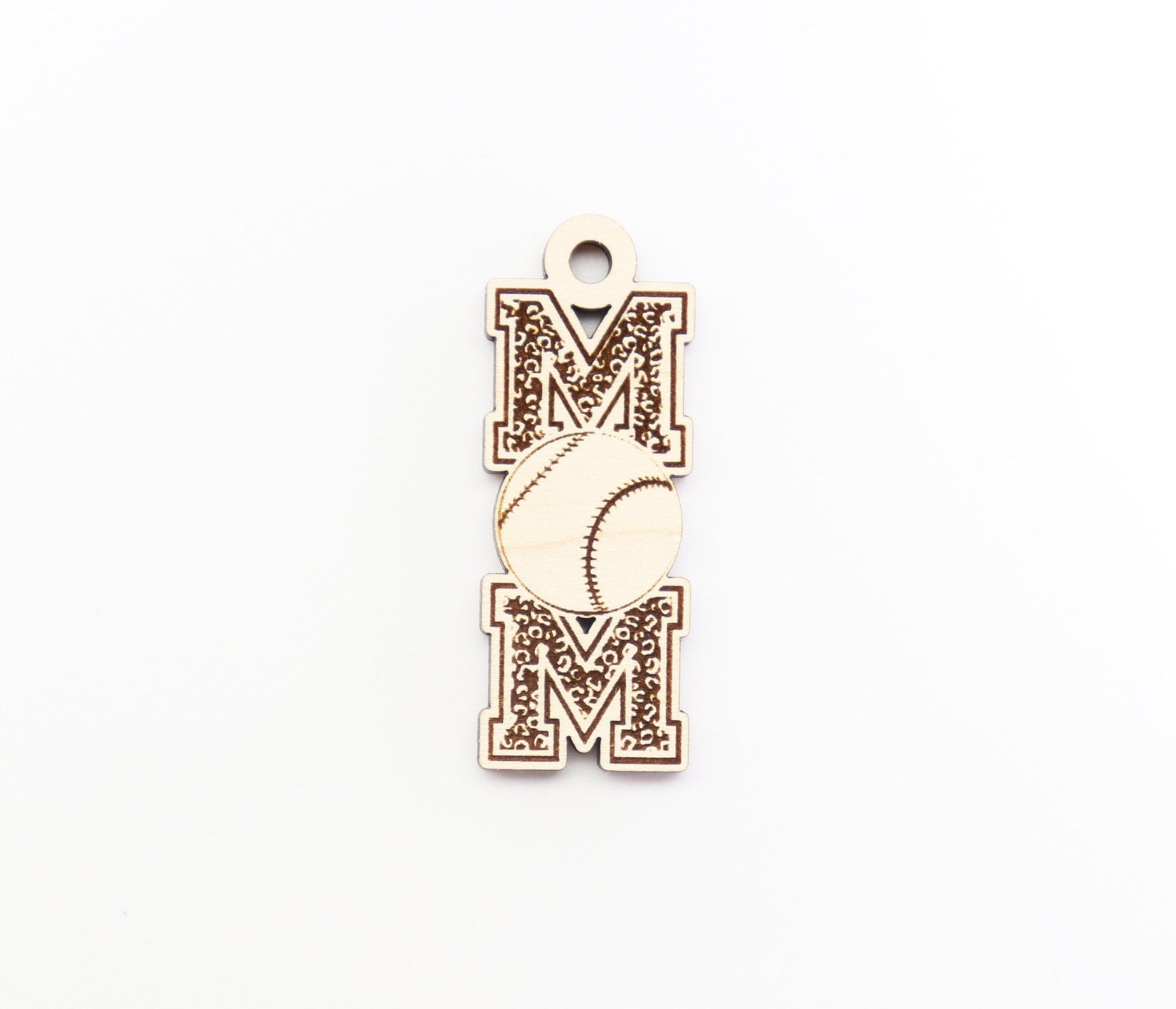 Baseball mom Keychain blanks, mom keychain, wood blanks