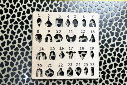 Cow earring blanks, sold per set