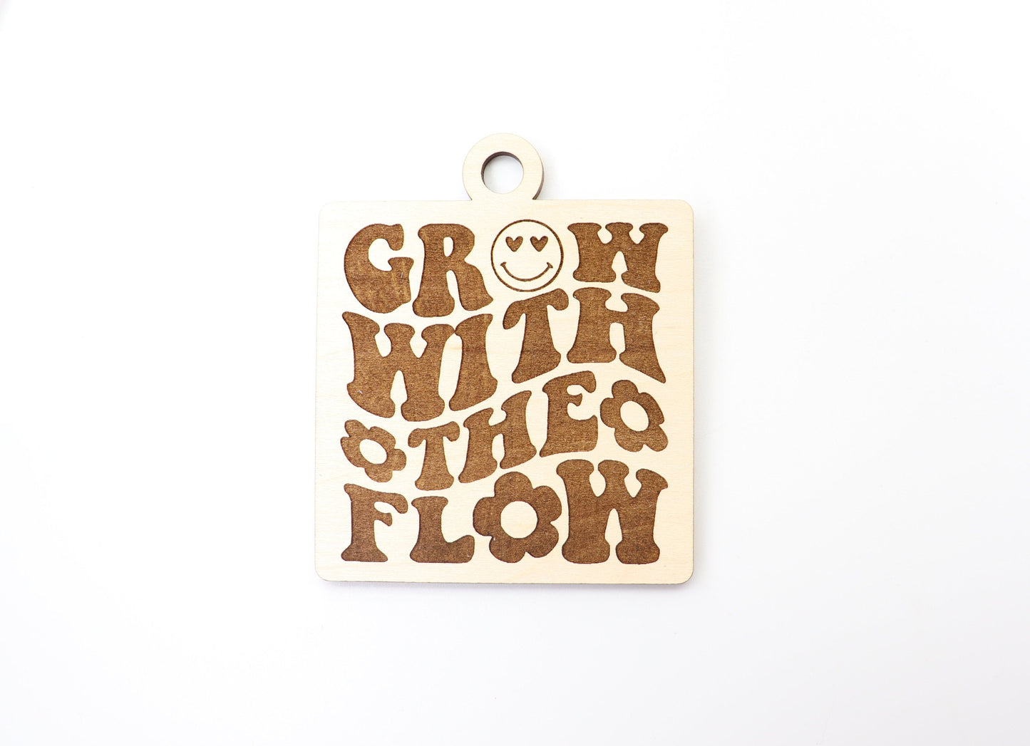 Grow charm blank, wood blanks, wood cutouts