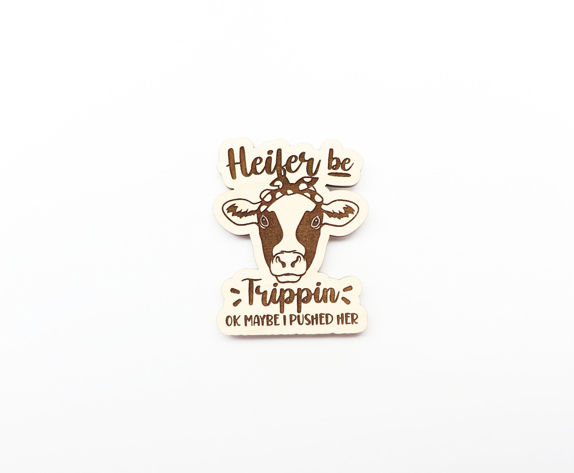 Funny cow Magnet blanks, DIY magnet, wood blanks