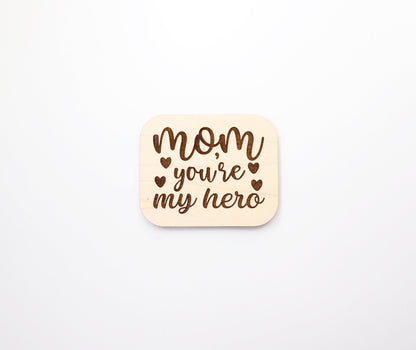 Mom Magnet blanks, DIY magnet, wood blanks