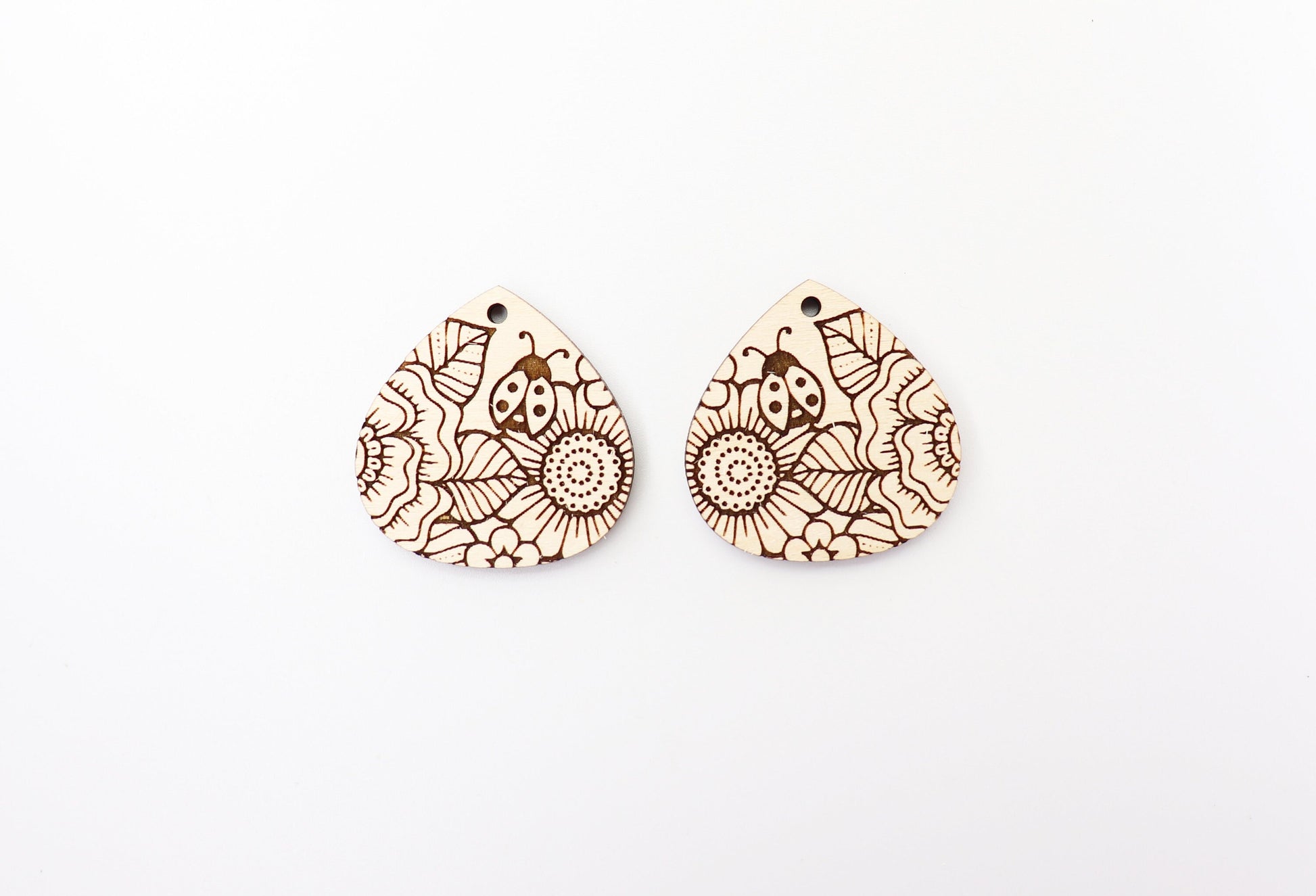 Flower earring blanks, DIY earrings, earring blanks