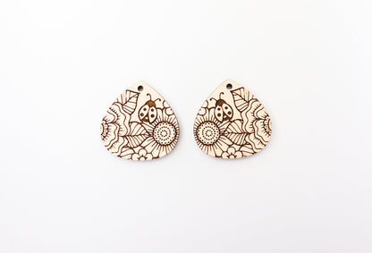 Flower earring blanks, DIY earrings, earring blanks